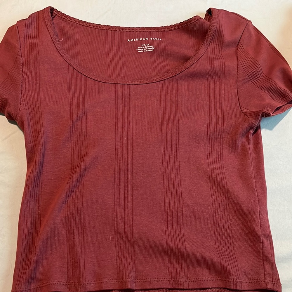 Small American eagle baby tee. Never worn